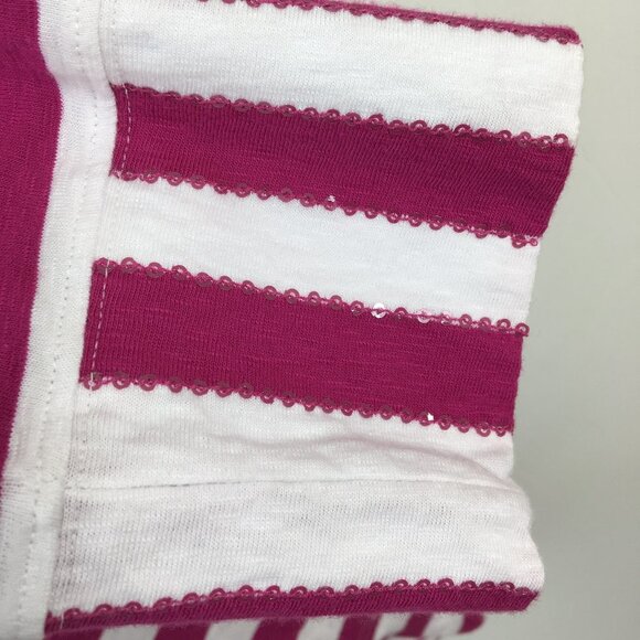 Coldwater Creek Women's 3/4 Length Sleeve Boat Striped Top Size S NWT - Picture 4 of 6